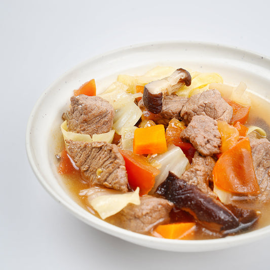 Herbal Venison Stew with Tomato & Shiitake